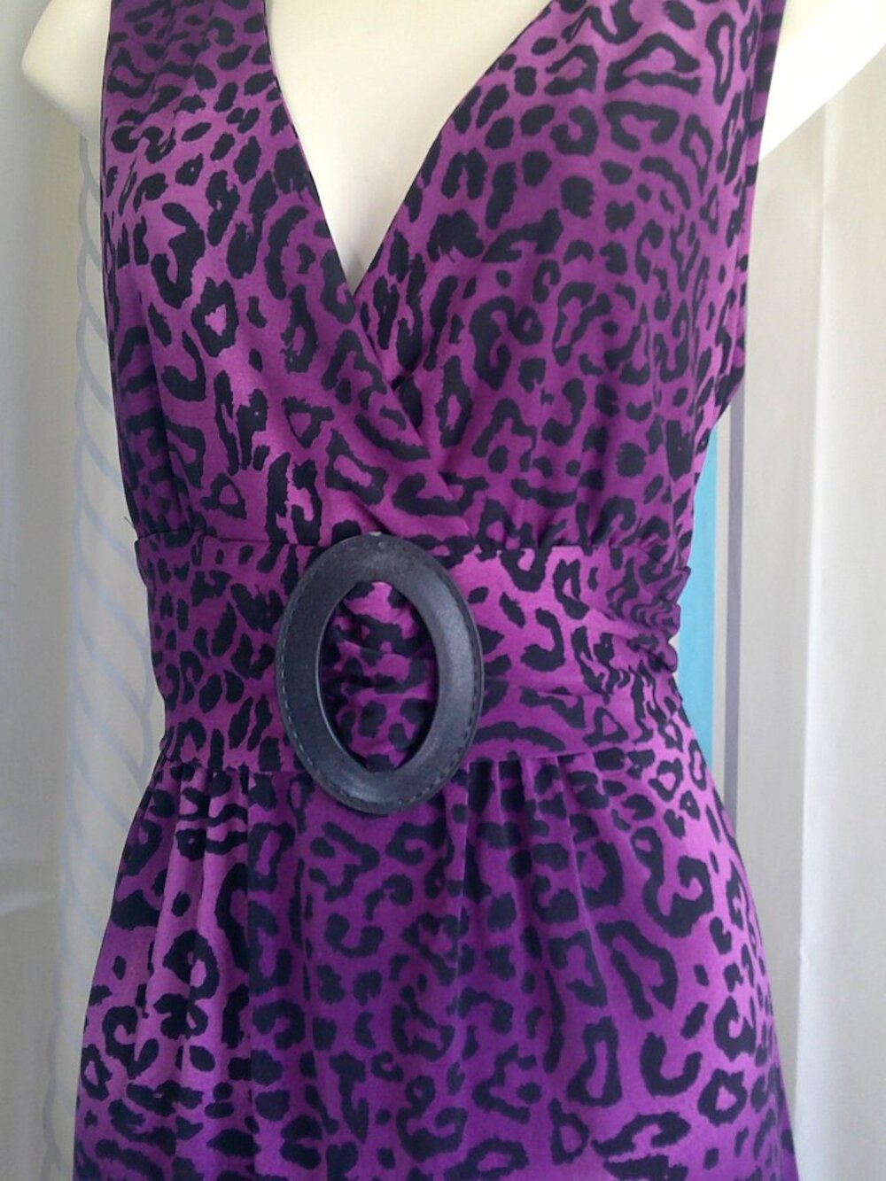 NWT "Jon & Anna", New York" Sleeveless Waist Defining Summer DRESS Leopard 2X